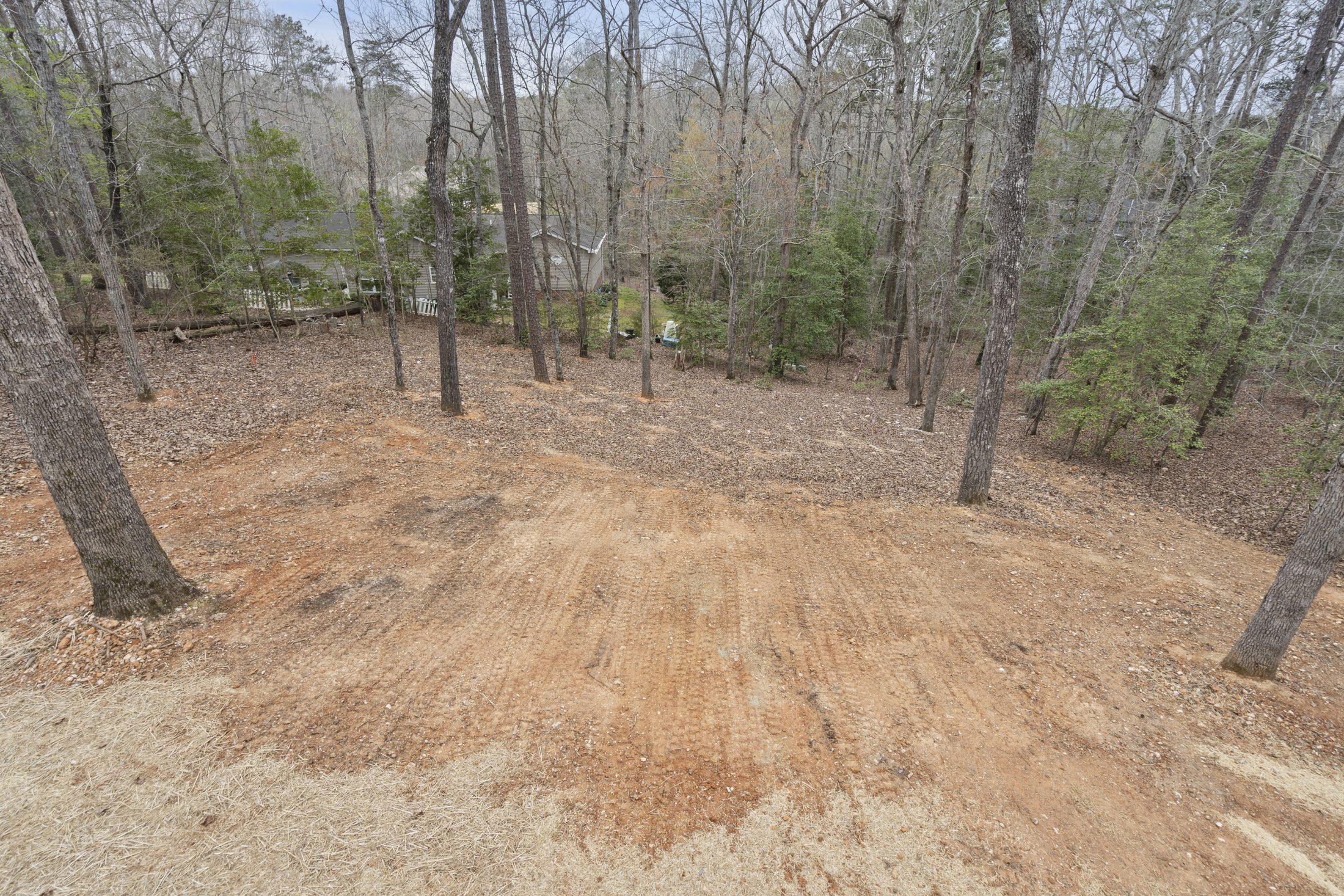 Cleared wooded homesite ready for construction in Mt. Gilead, NC